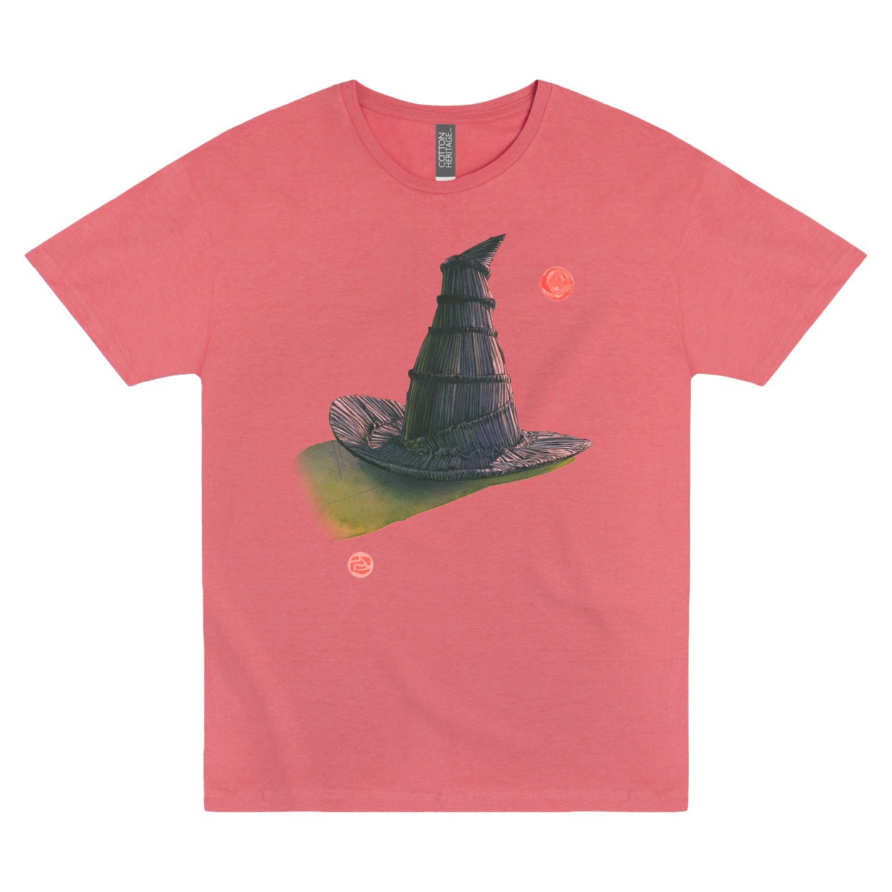 Elphaba's Hat Adult Tee Coral