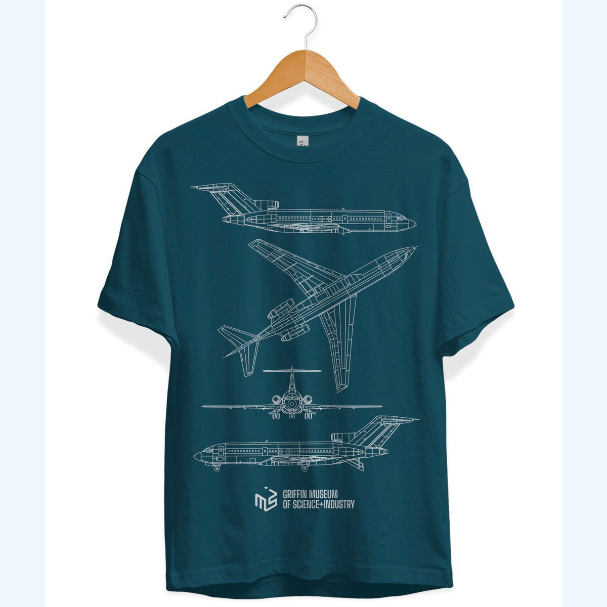 727 Plane Adult Tee