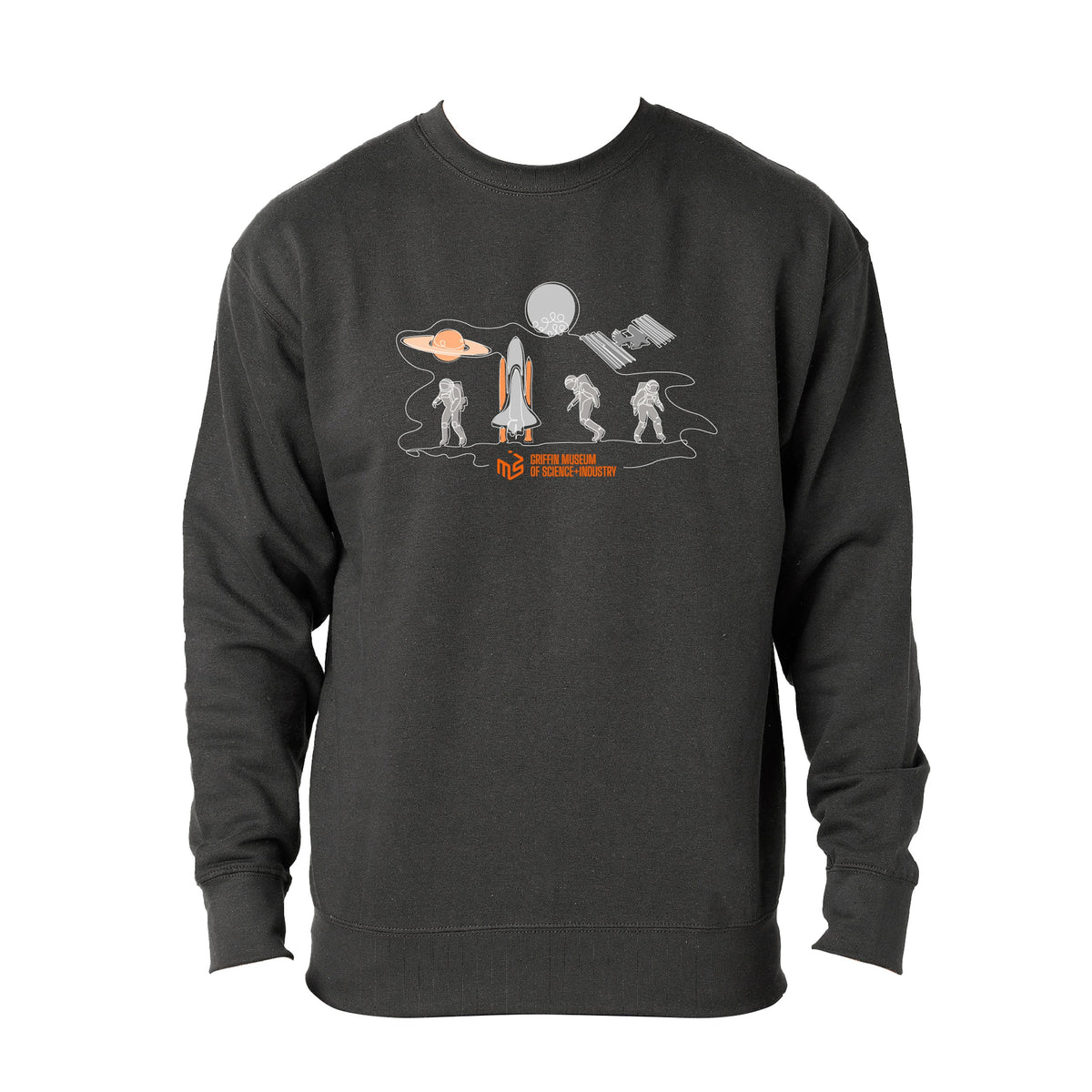Space Scene Adult Sweatshirt