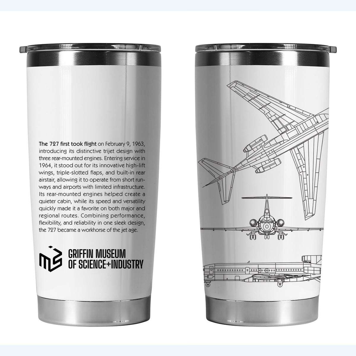 727 Plane Tumbler