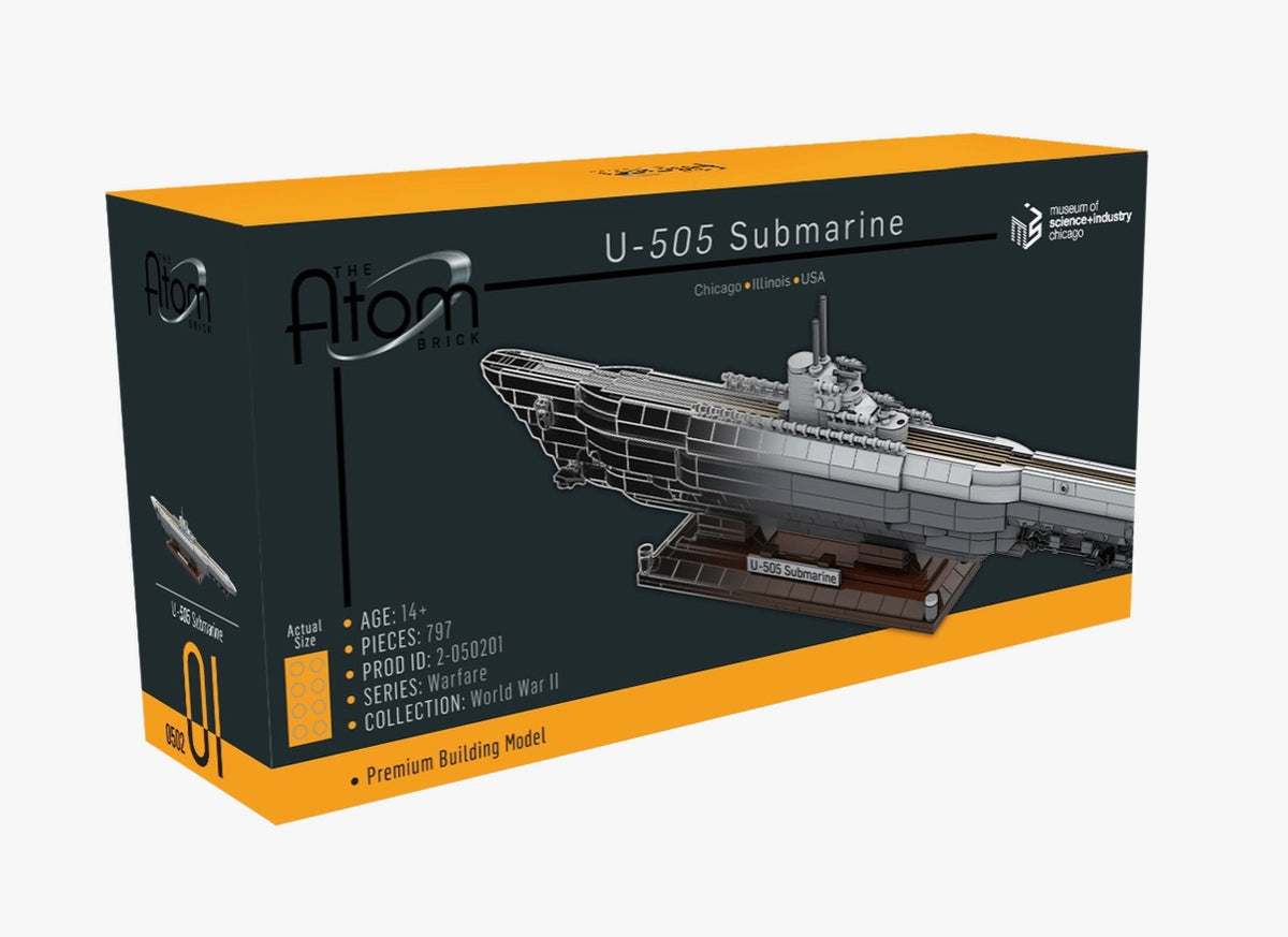 U-505 Submarine Model Kit Box