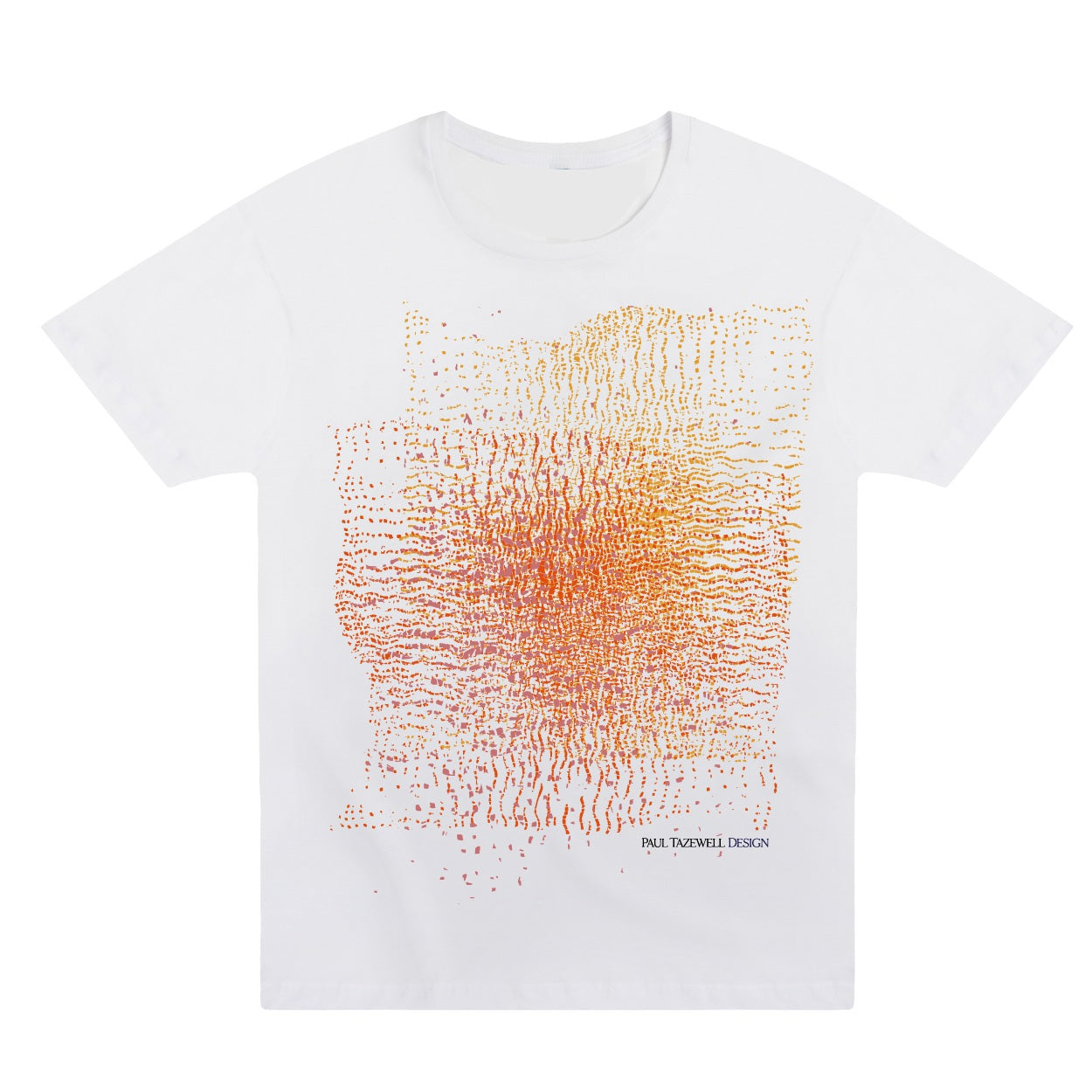 Paul Tazewell Pattern Adult Tee Orange