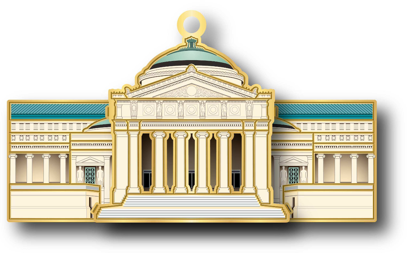 Griffin Museum of Science + Industry Building Ornament