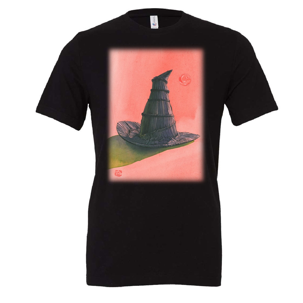 Elphaba's Hat Adult Tee Black Front