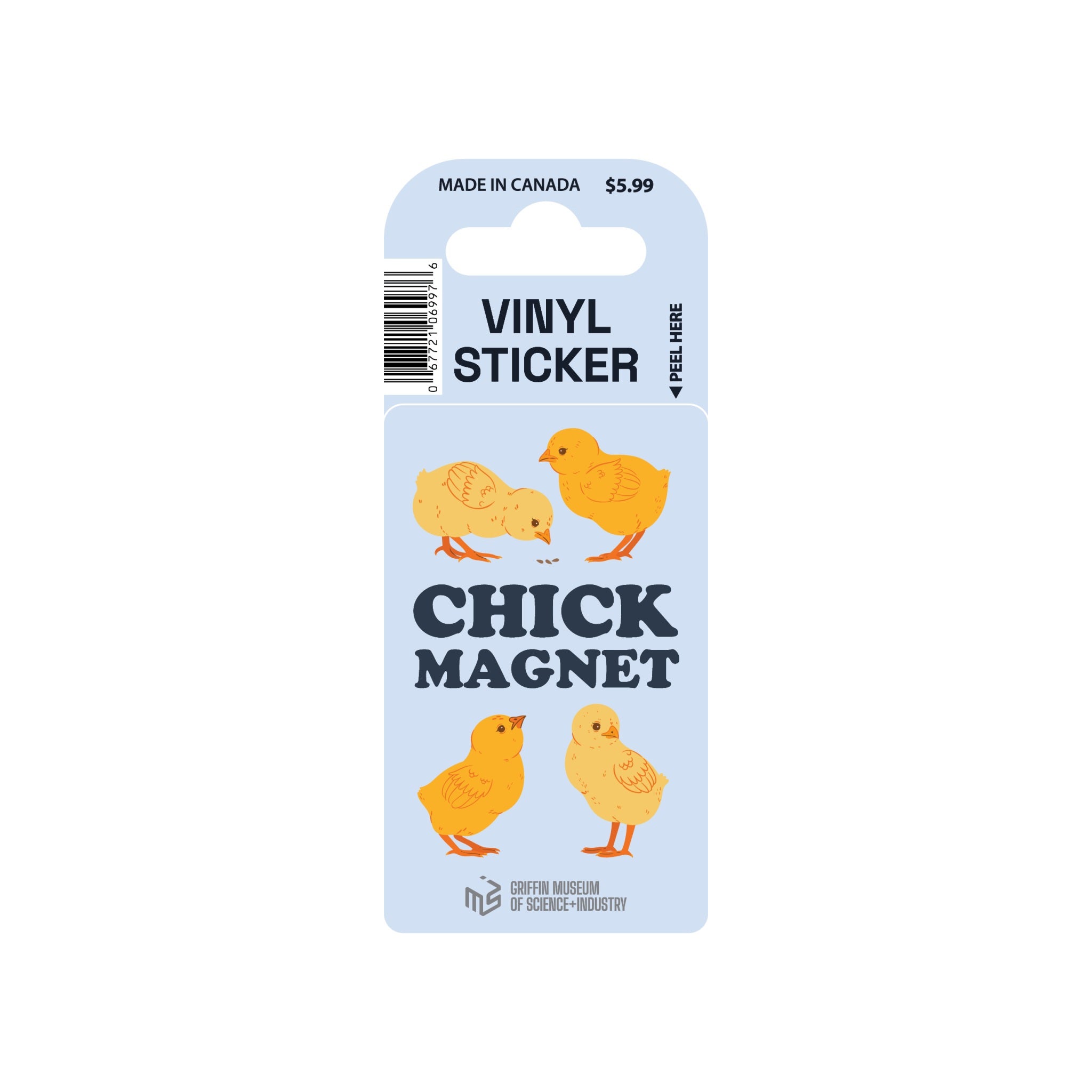 Chick Magnet Sticker