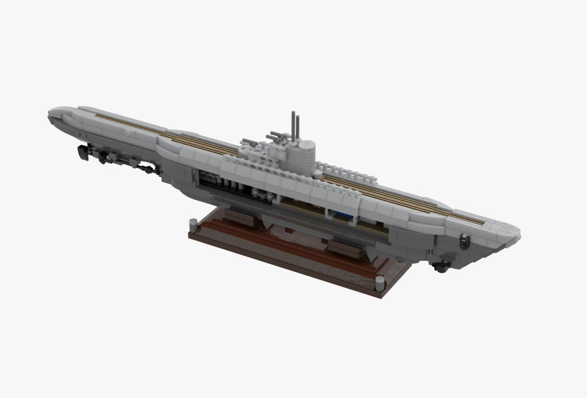 U-505 Submarine Model Built