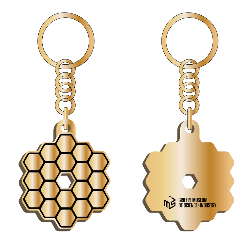 James Webb Telescope Keychain